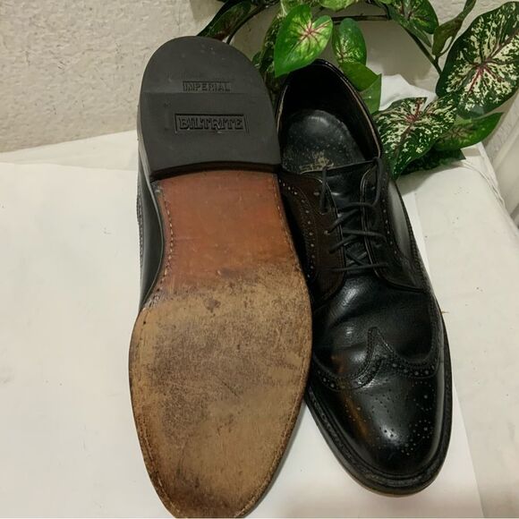 EXECUTIVE IMPERIAL By Mason Vintage Wingtip Shoes size 9D - Picture 10 of 15
